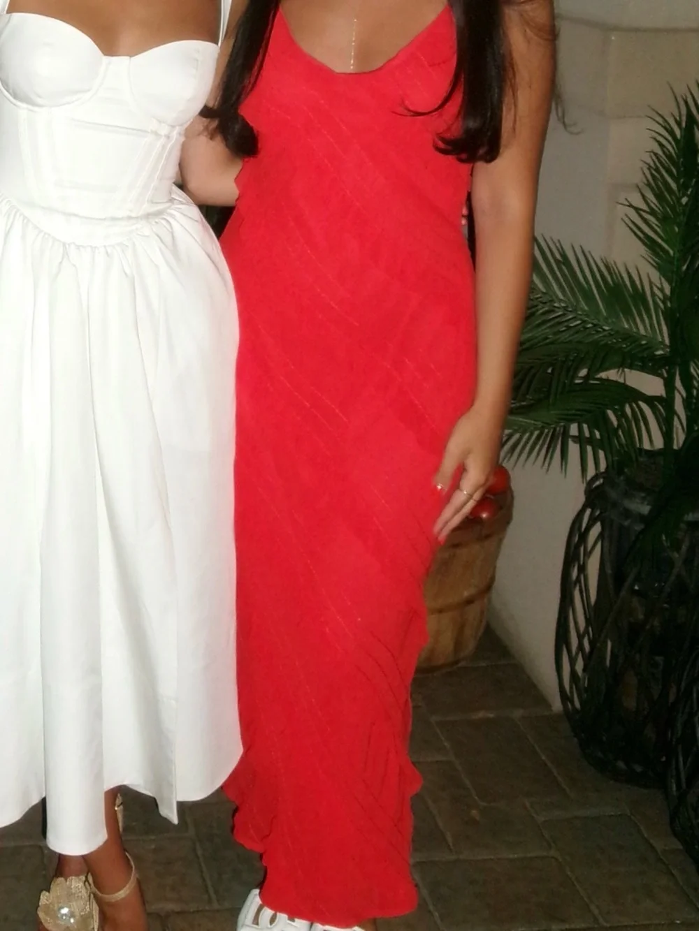 PRINCESS POLLY| RED RUFFLE MAXI DRESS - Picture 2 of 4